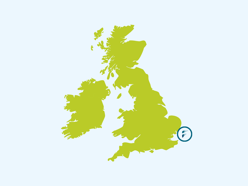 Location in UK map.
