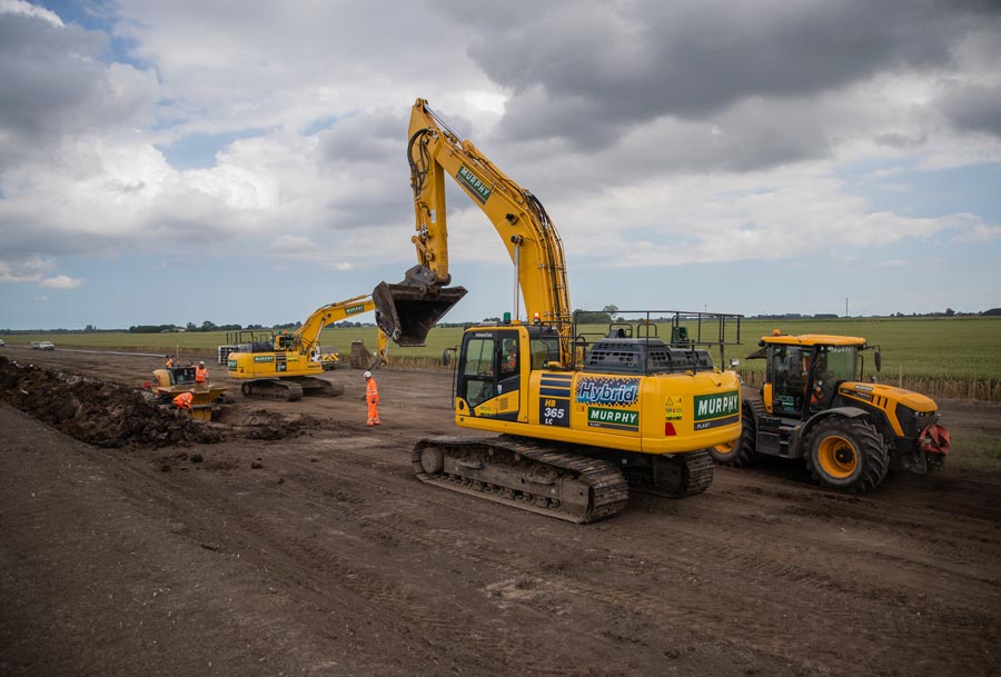 Haul Road Construction.