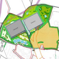 North Falls Landscape and ecology masterplan general arrangement drawing.